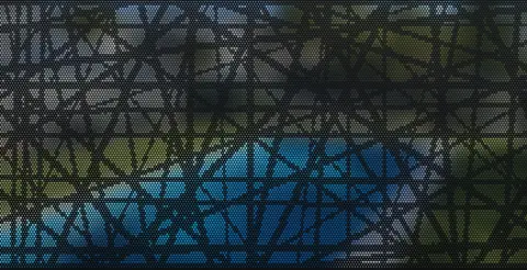 Panel preview: the Bird Sticks design cut into a Textured Black panel