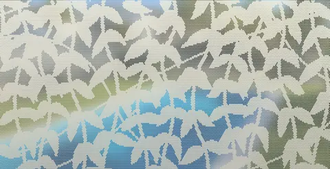 Panel preview: the Climber design cut into a Textured Surfmist panel