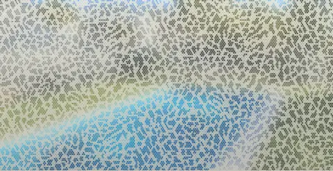 Panel preview: the Coral design cut into a Textured Surfmist panel