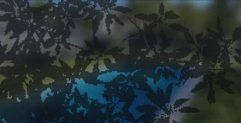 Panel preview: the Fig Leaves design cut into a Textured Black panel