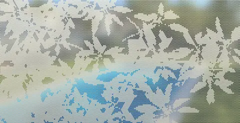 Panel preview: the Fig Leaves design cut into a Textured Surfmist panel
