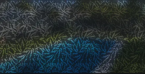 Panel preview: the Heavy Bamboo design cut into a Textured Black panel