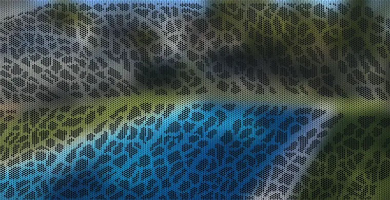 Panel preview: the Leaf Vein design cut into a Textured Black panel