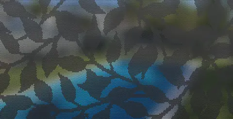 Panel preview: the Leaves design cut into a Textured Monument panel