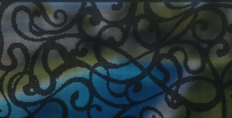 Panel preview: the Music Notes design cut into a Textured Black panel