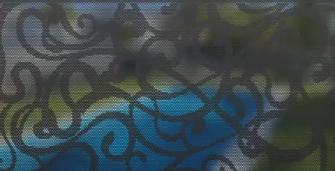 Panel preview: the Music Notes design cut into a Textured Monument panel