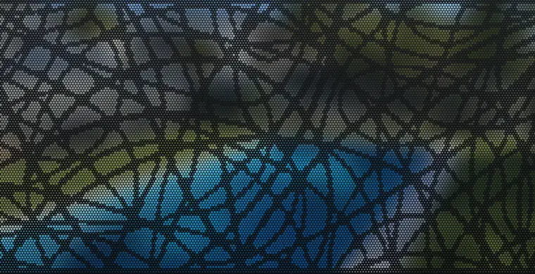 Panel preview: the Swirls design cut into a Textured Black panel