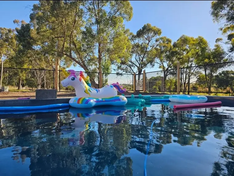 Emily Jones&rsquo;s PoolPerf pool fence, photographed by Emily and posted on Facebook