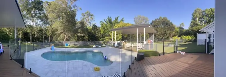 Melissa Clark&rsquo;s PoolPerf pool fence, photographed by Melissa and posted on Facebook