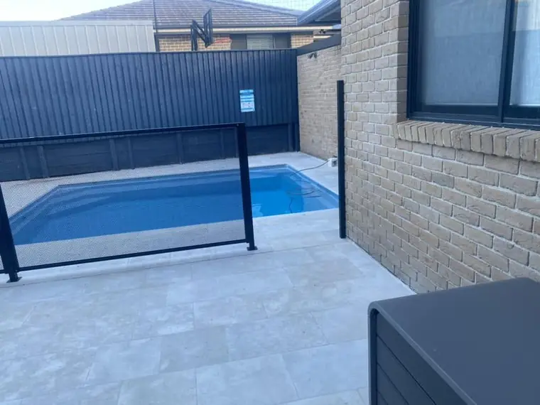 Andrew Mcpherson&rsquo;s PoolPerf pool fence, photographed by Andrew and posted on Facebook