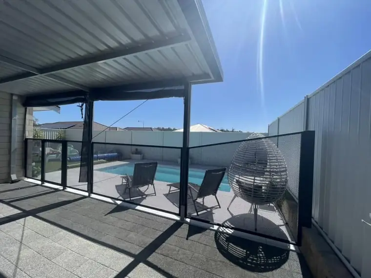 Sadie McInnes&rsquo;s PoolPerf pool fence, photographed by Sadie and posted on Facebook