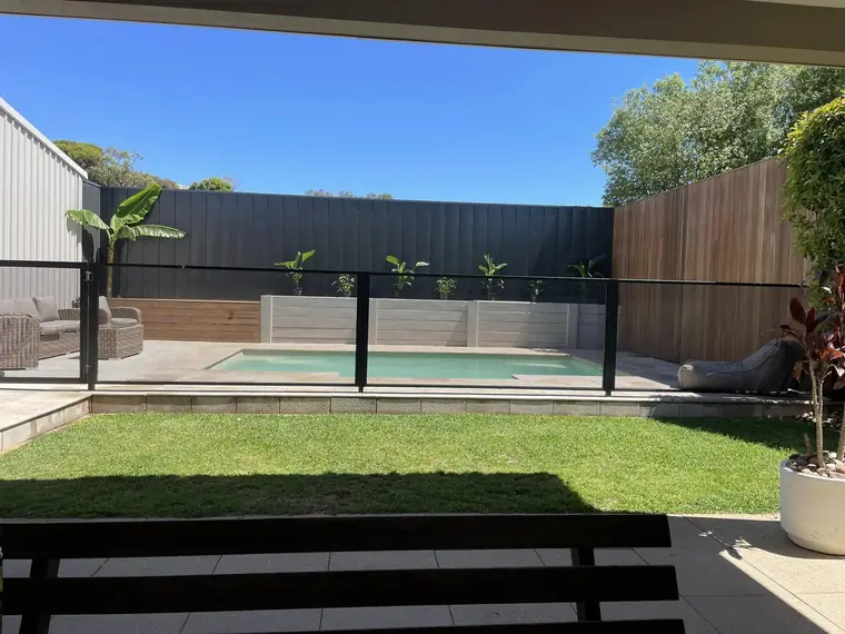 Stacey Childs&rsquo;s PoolPerf pool fence, photographed by Stacey and posted on Facebook