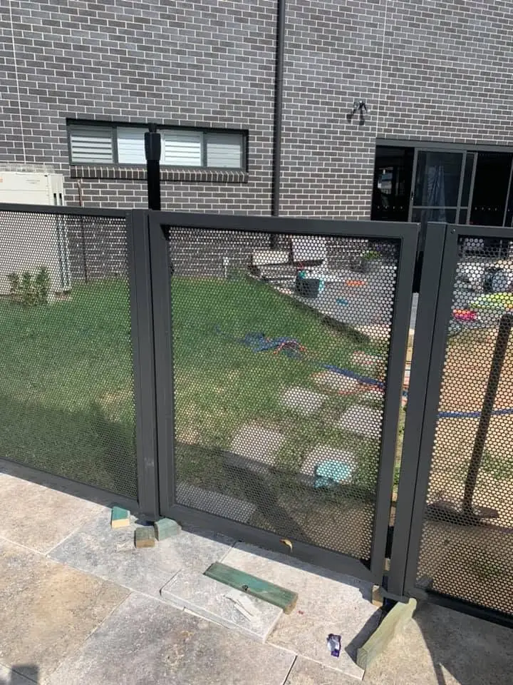Kylie Abbey&rsquo;s PoolPerf pool fence, photographed by Kylie and posted on Facebook