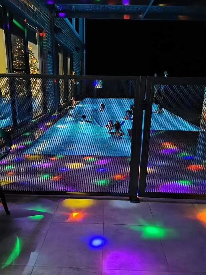 Lisa Michelle&rsquo;s PoolPerf pool fence, photographed by Lisa and posted on Facebook