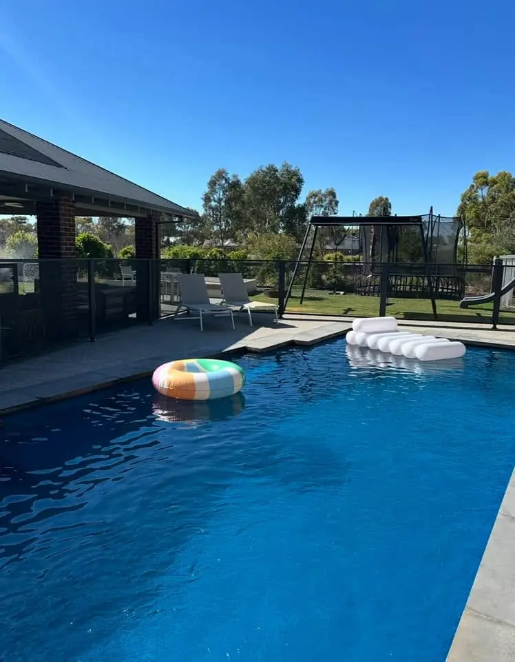 Jo Bo&rsquo;s PoolPerf pool fence, photographed by Jo and posted on Facebook