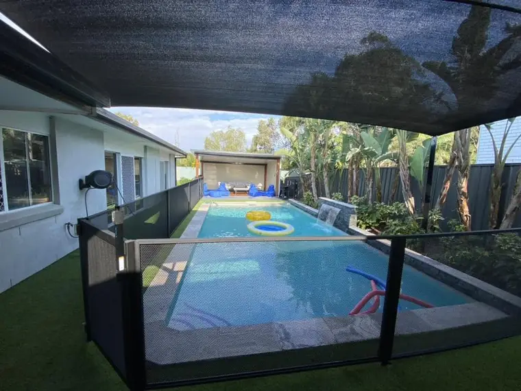 Richelle Anne&rsquo;s PoolPerf pool fence, photographed by Richelle and posted on Facebook