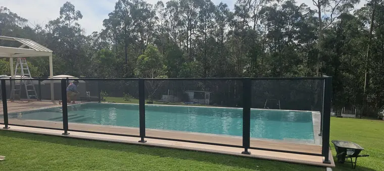 Katrina Agnew&rsquo;s PoolPerf pool fence, photographed by Katrina and posted on Facebook
