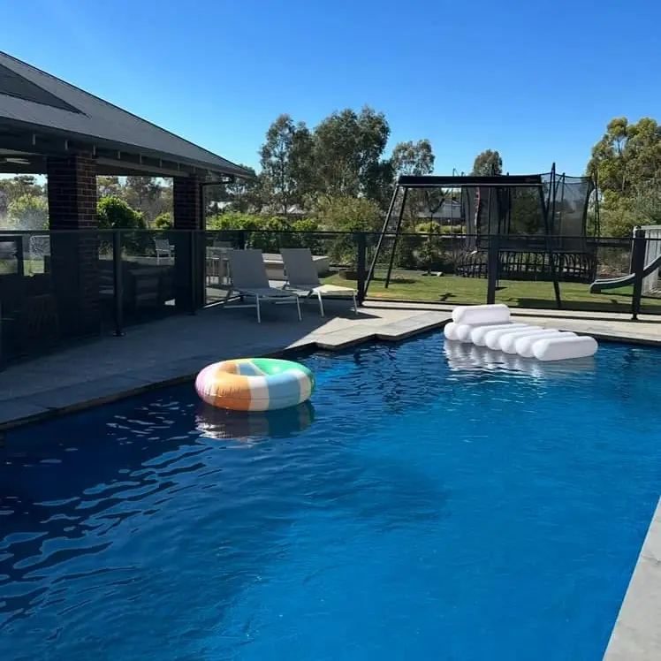 Jo Bo&rsquo;s PoolPerf pool fence, photographed by the owner