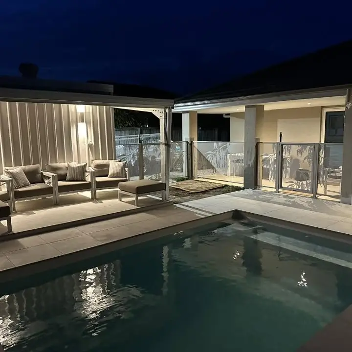 Nicole Clothier&rsquo;s PoolPerf pool fence, photographed by the owner