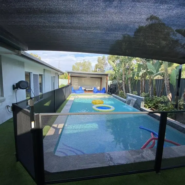 Richelle Anne&rsquo;s PoolPerf pool fence, photographed by the owner