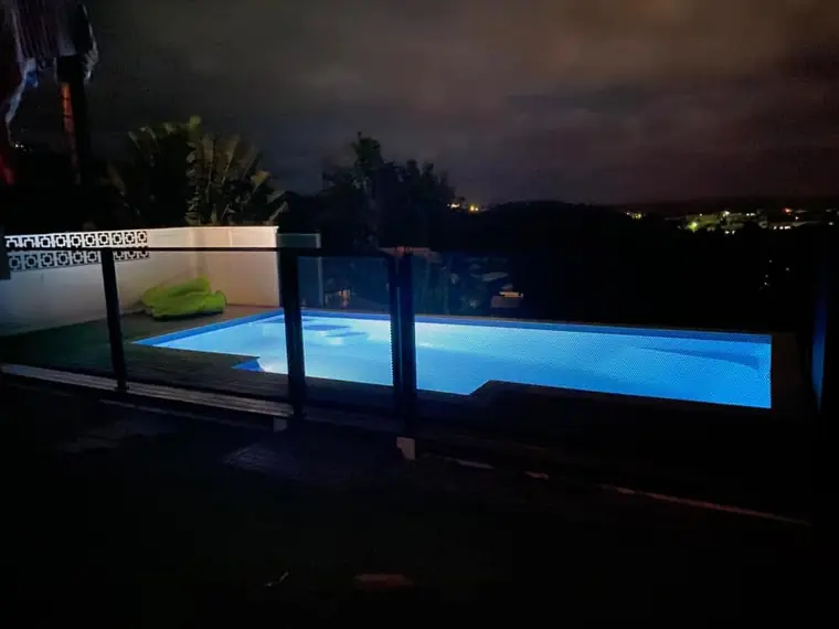 Cathy Smith&rsquo;s PoolPerf pool fence, photographed by Cathy and posted on Facebook