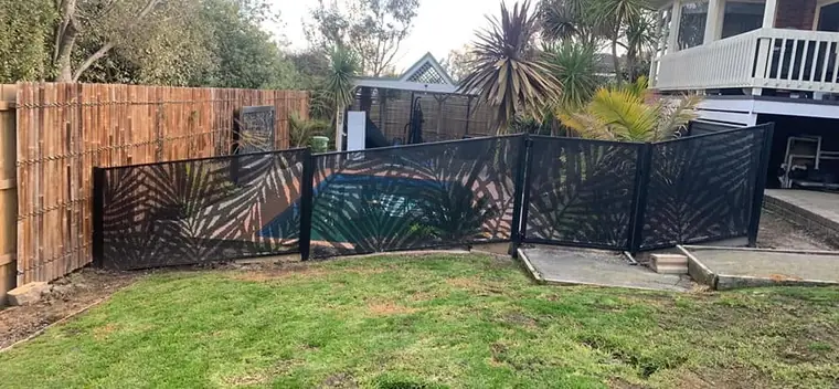 Steven McQuie&rsquo;s PoolPerf pool fence, photographed by Steven and posted on Facebook