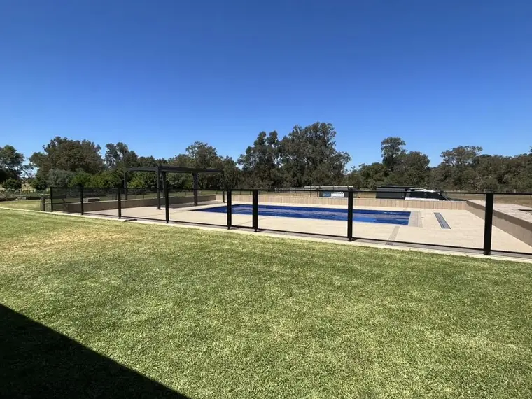 Belinda Musitano&rsquo;s PoolPerf pool fence, photographed by Belinda and posted on Facebook