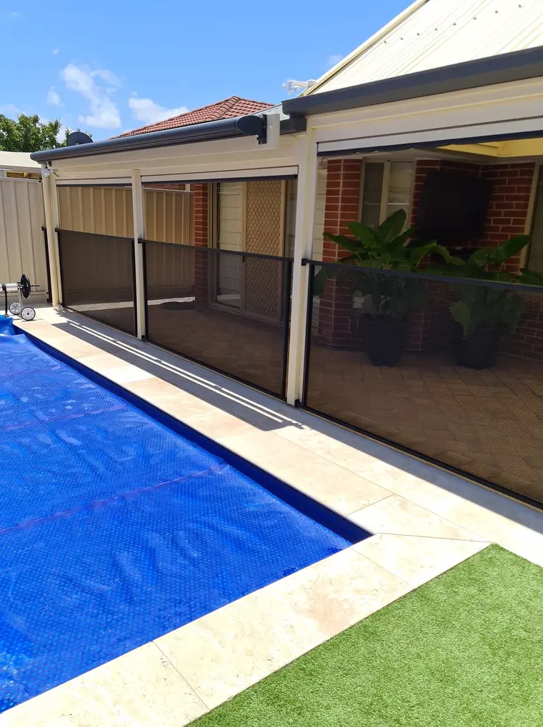 Pete Mellors&rsquo;s PoolPerf pool fence, photographed by Pete and posted on Facebook