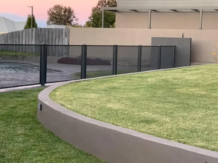 Cameron Humphries&rsquo;s PoolPerf pool fence, photographed by Cameron and posted on Facebook