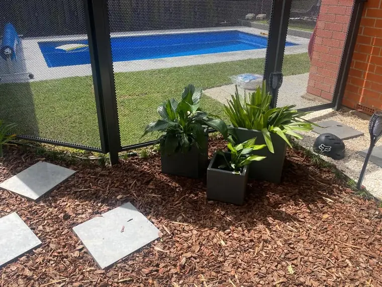 Joanne Hayes&rsquo;s PoolPerf pool fence, photographed by Joanne and posted on Facebook