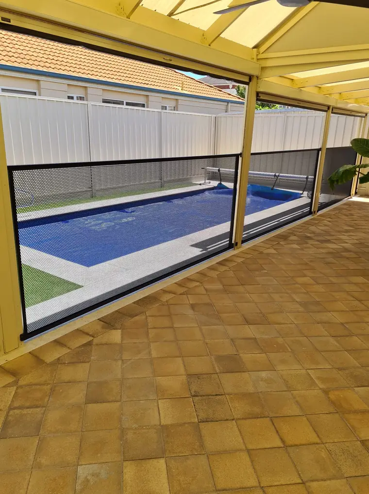 Pete Mellors&rsquo;s PoolPerf pool fence, photographed by Pete and posted on Facebook