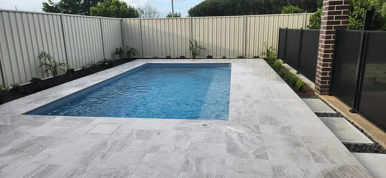 Kristy-Lee Burrows&rsquo;s PoolPerf pool fence, photographed by Kristy-Lee and posted on Facebook