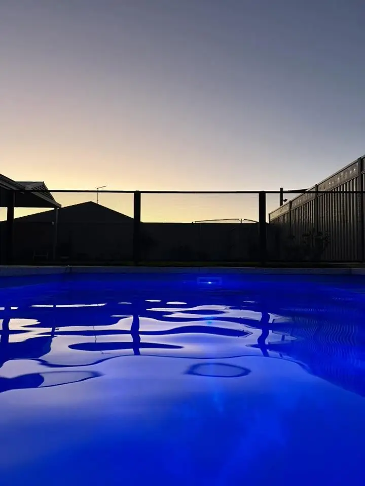 Tara Morgan&rsquo;s PoolPerf pool fence, photographed by Tara and posted on Facebook