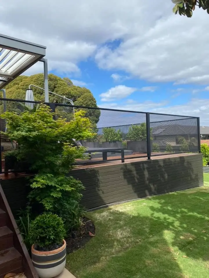 Nicole Robazzini Ward&rsquo;s PoolPerf pool fence, photographed by Nicole and posted on Facebook