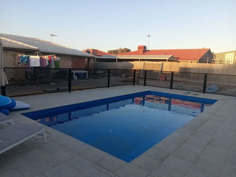 Jimmy Watson&rsquo;s PoolPerf pool fence, photographed by Jimmy and posted on Facebook