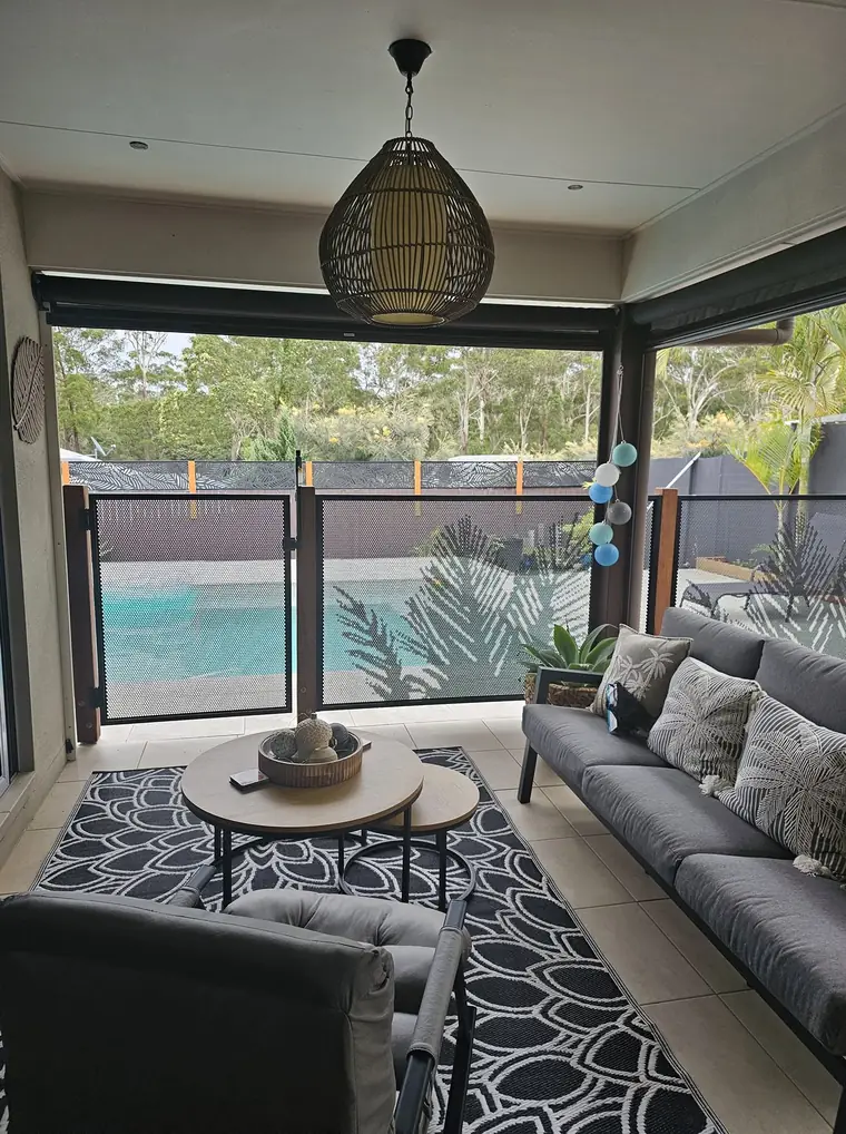 Debby Duffy&rsquo;s PoolPerf pool fence, photographed by Debby and posted on Facebook